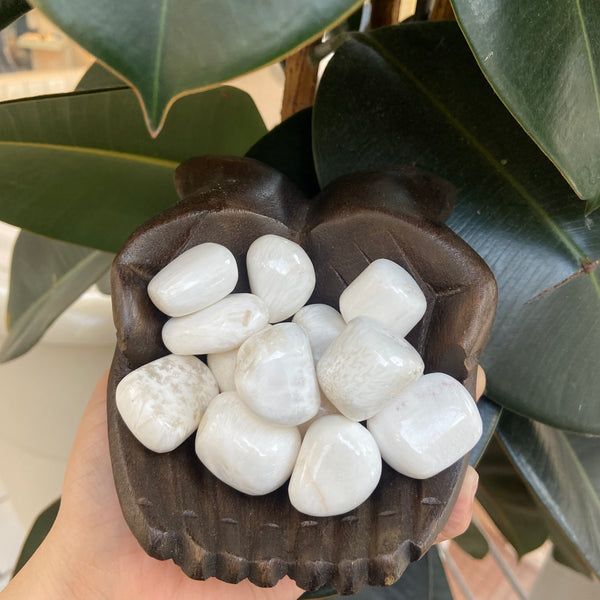 Scolecite tumble crystal